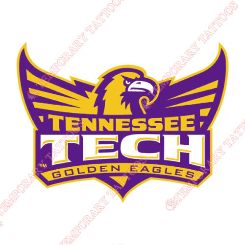 Tennessee Tech Golden Eagles Customize Temporary Tattoos Stickers NO.6458